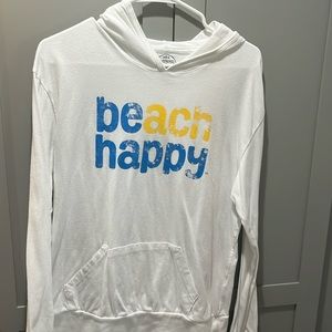 Beach happy 30A hoodie shirt sz L EUC